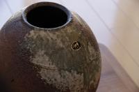 陶器の花瓶(台、箱付き)